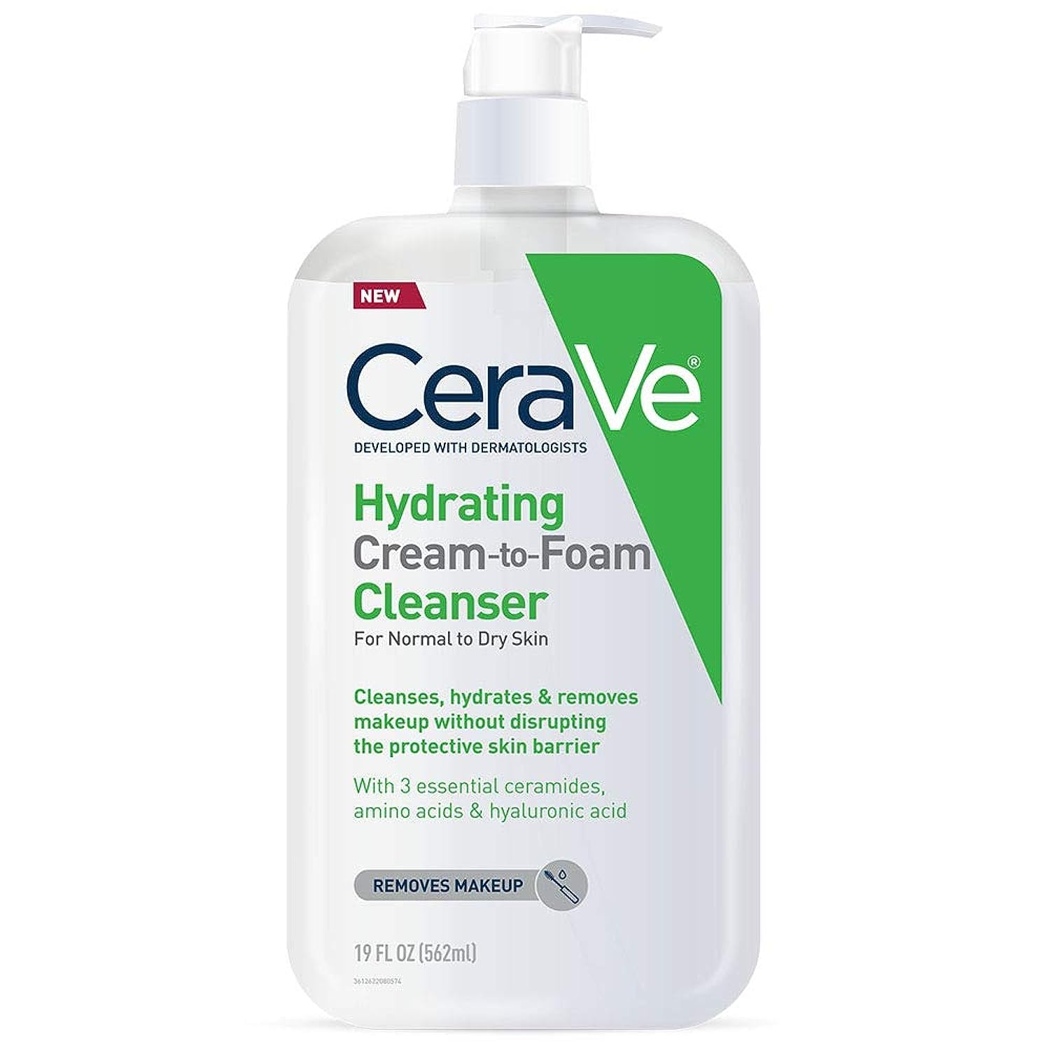 Cerave Cream To Foam Cleanser 8 Onz