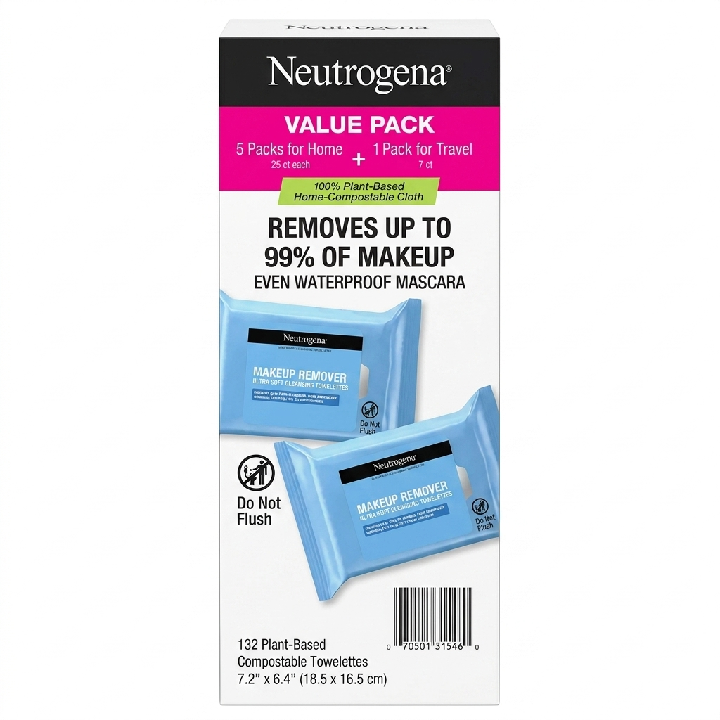 Neutrogena Value Pack Toallas Desmaquilantes