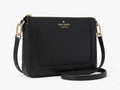 Kate Spade Cartera mediana color negro con correa