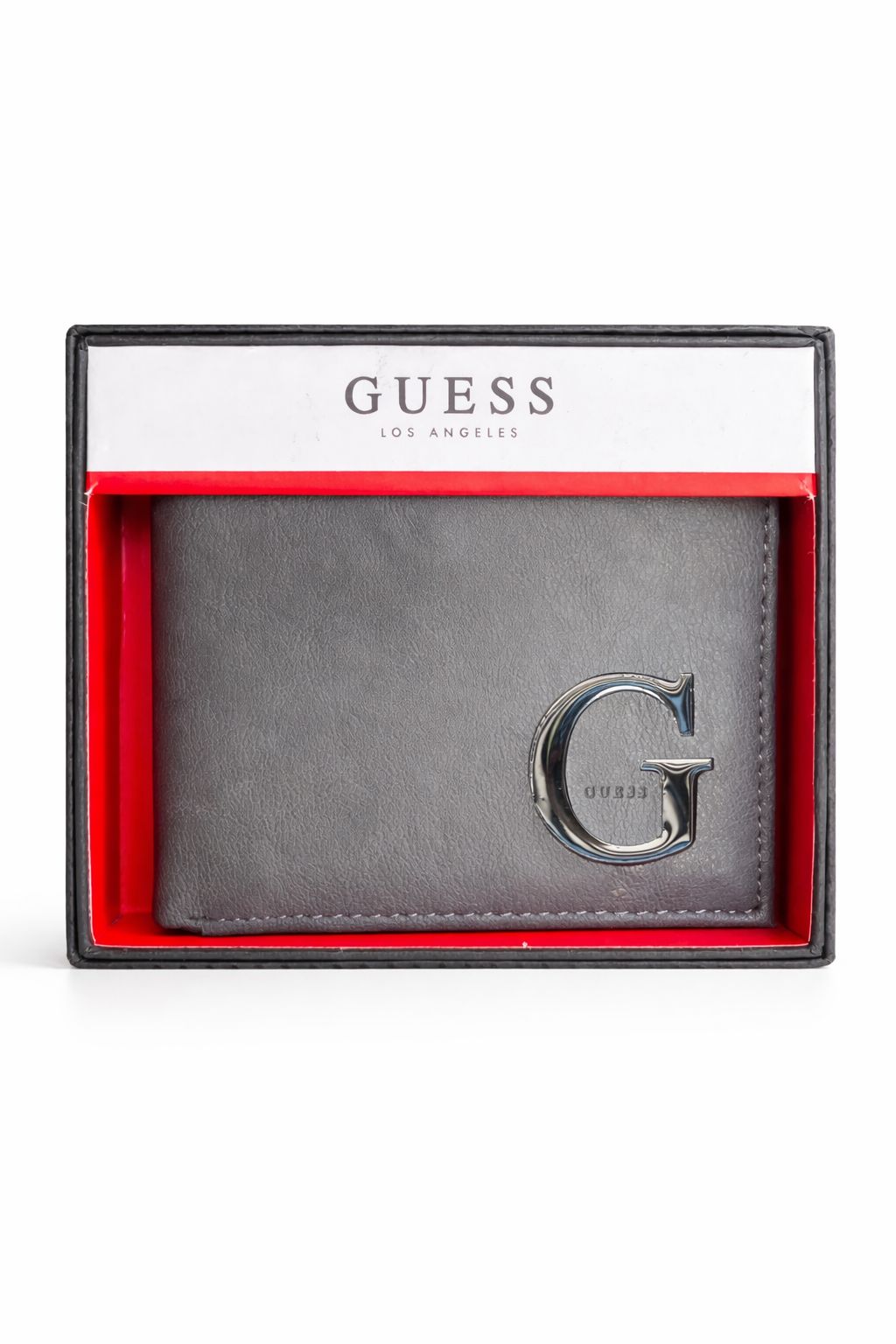 Billetera para hombre GUESS color gris