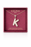 Celina Collar Initial K Glam Zirconia
