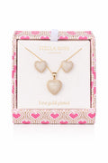 Stella Rose Set Heart Crystal Gold