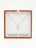 Rachel Zoe Collar Initial L Gold Elegance