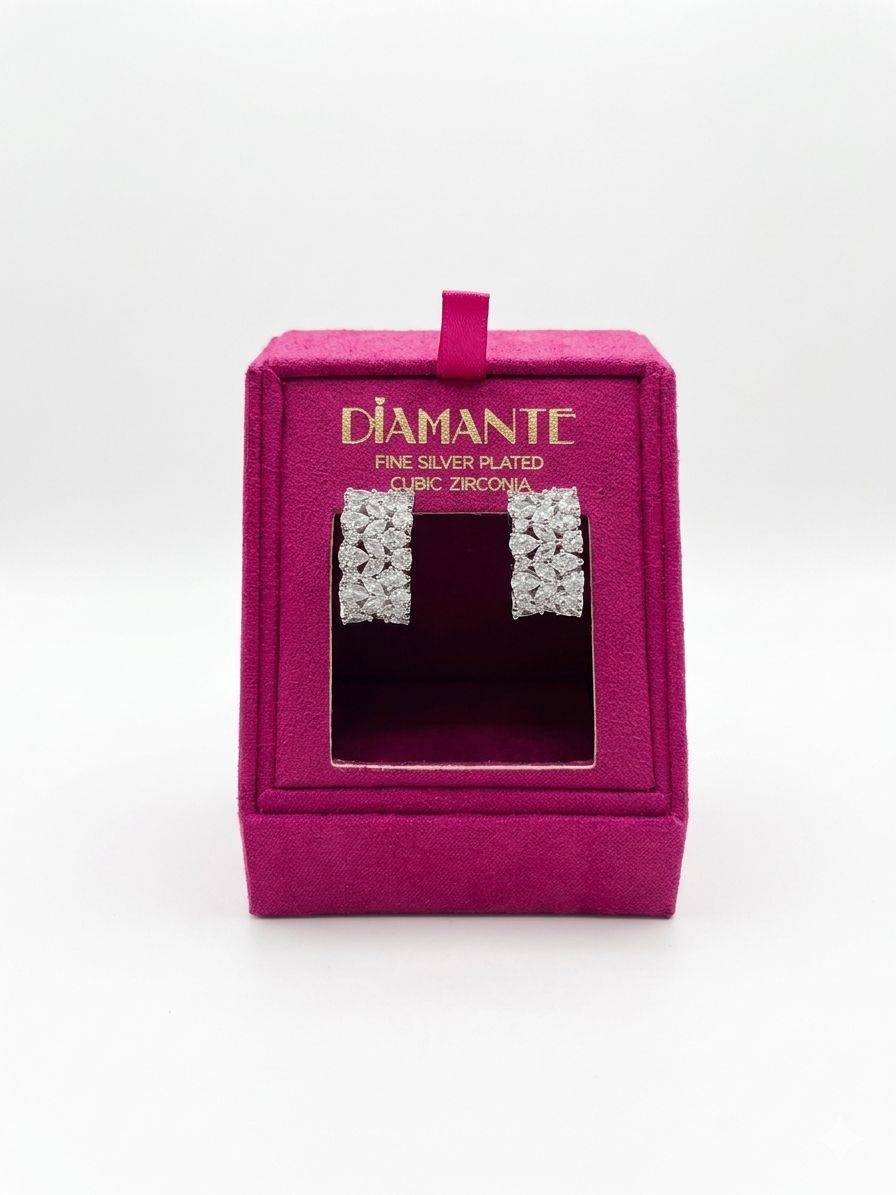 Diamante Aretes Luxe Shine Zirconia