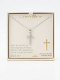 Isabella Collar Faith Cross Gold Elegance