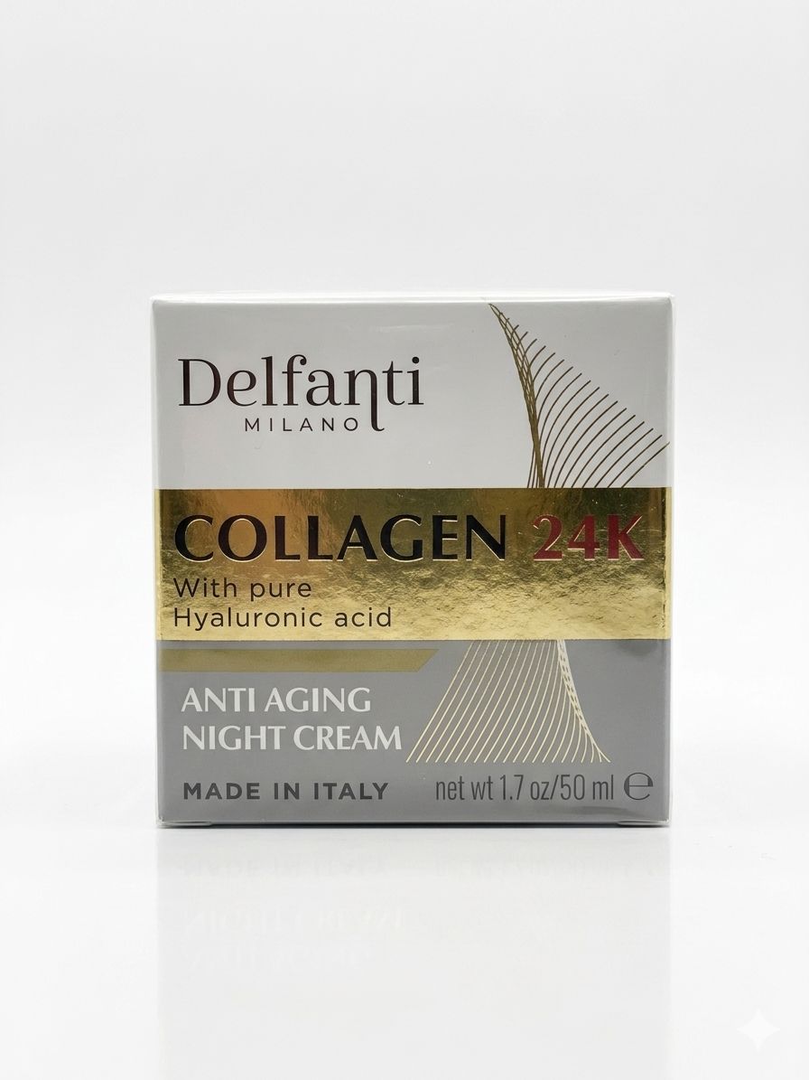 Delfanti Collagen Anti Aging Night Cream 24 K
