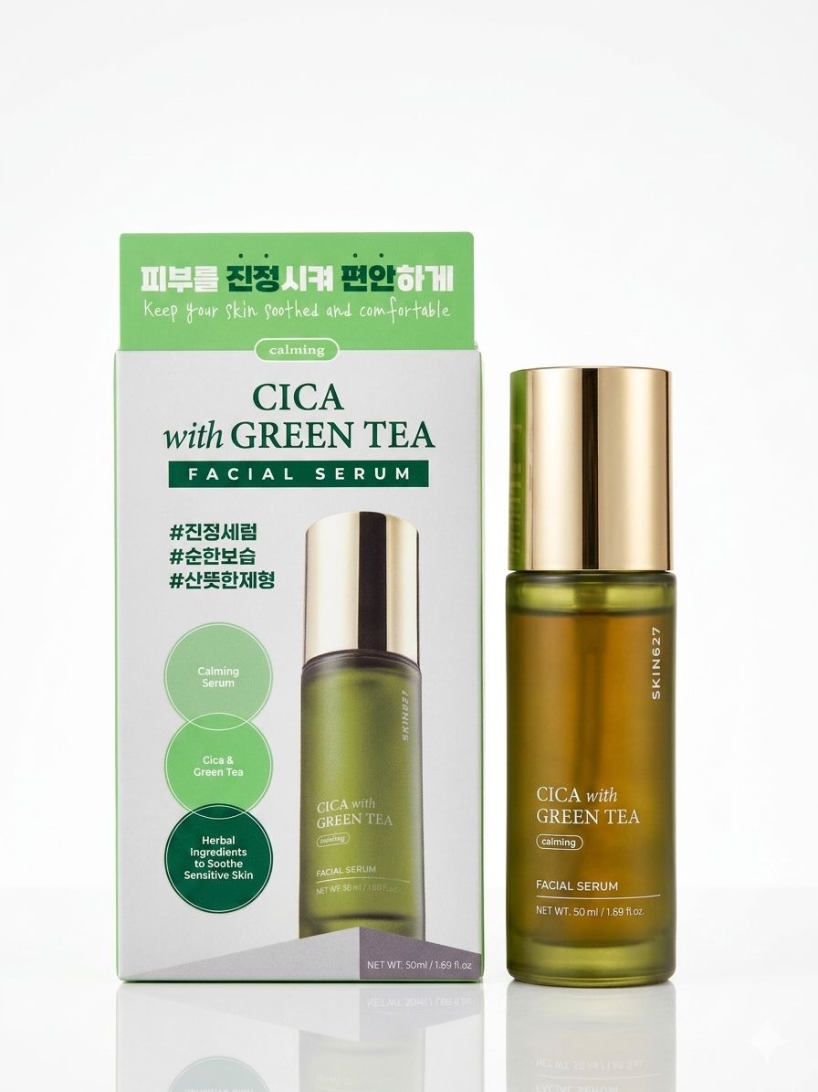 Calming Cica With Green Tea Facial Serum