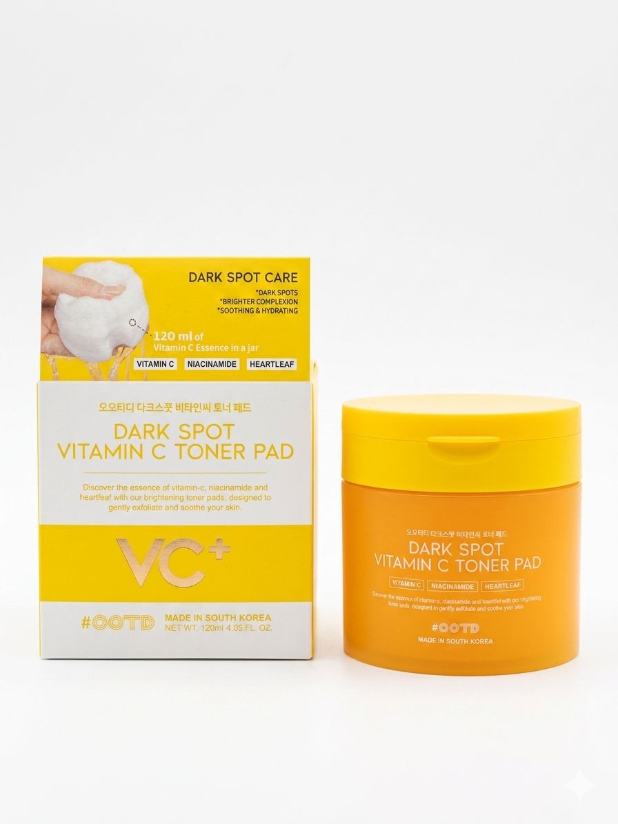 VC Brightening Glowing Dark Spot Vitamina C Toner Pad